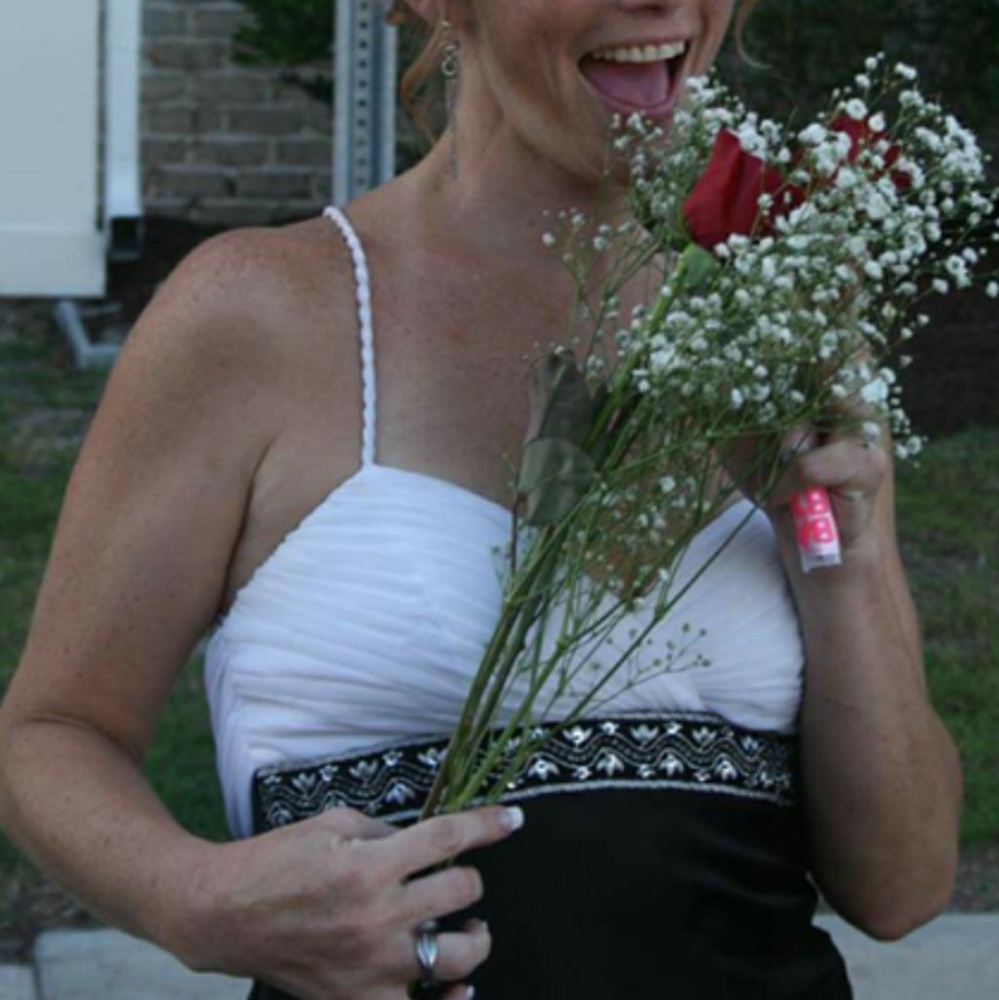 Black and White Gown